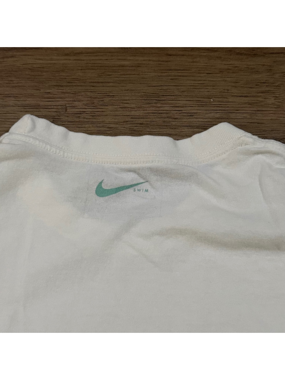 Vtg Y2K Nike Swim Tech Cyber Blueprint Graphic Tee White L - Picture 6 of 7